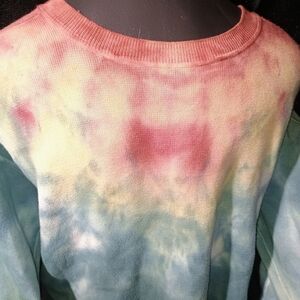 Multicolor Tie-Dye Women's Sweater